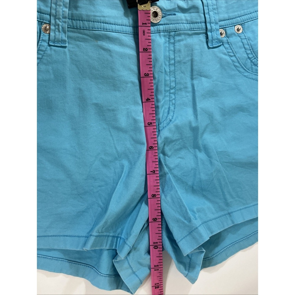 Guess Low Rise Micro Mini Shorts Size 31 Booty Light Blue - Picture 6 of 7